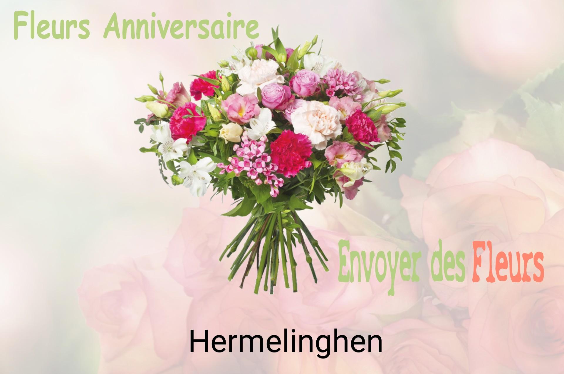 Bouquet de fleurs d’anniversaire livré à Hermelinghen